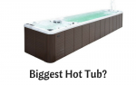 what is the biggest hot tub